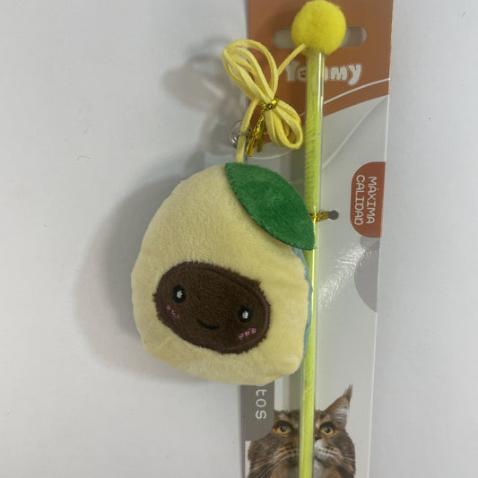 KFX-0983101 Fruit-Shaped Cat Teaser Toy for Interactive Play and Exercise