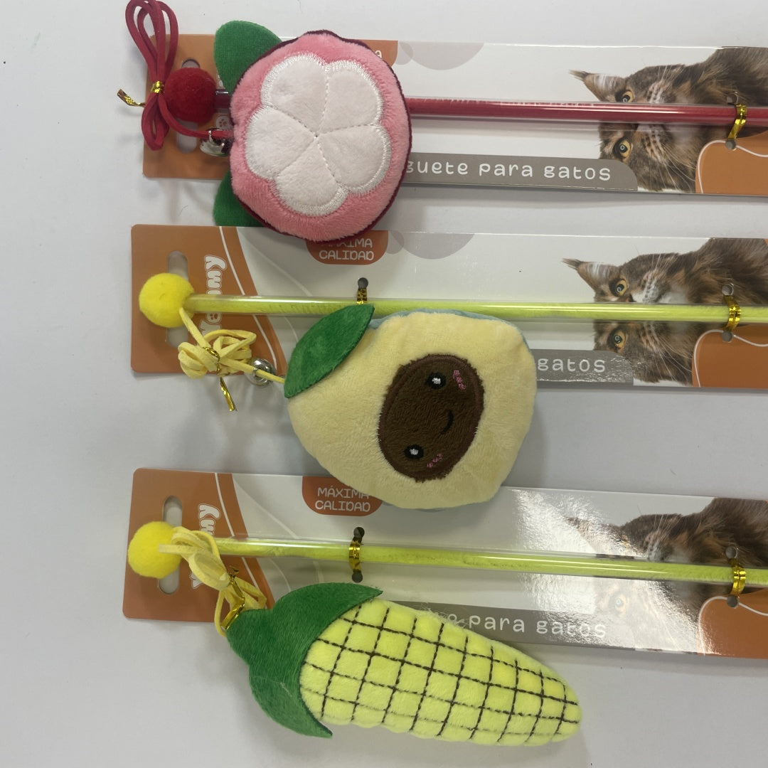 KFX-0983101 Fruit-Shaped Cat Teaser Toy for Interactive Play and Exercise