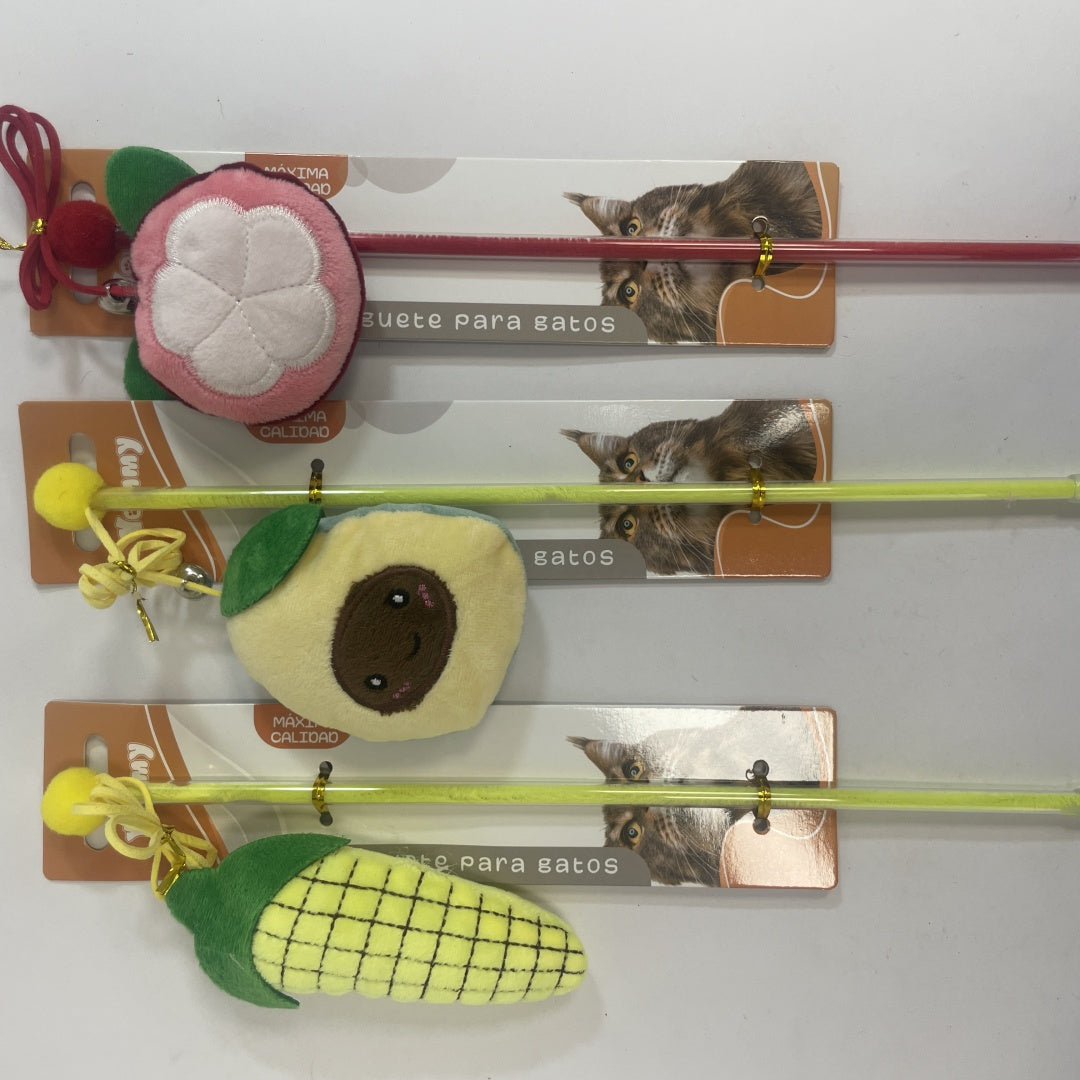 KFX-0983101 Fruit-Shaped Cat Teaser Toy for Interactive Play and Exercise