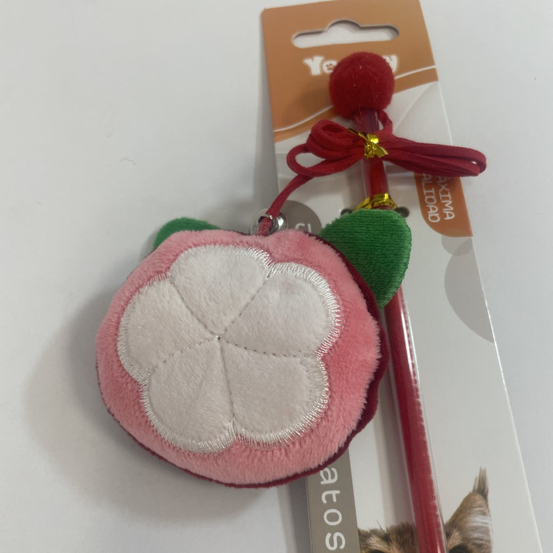 KFX-0983101 Fruit-Shaped Cat Teaser Toy for Interactive Play and Exercise