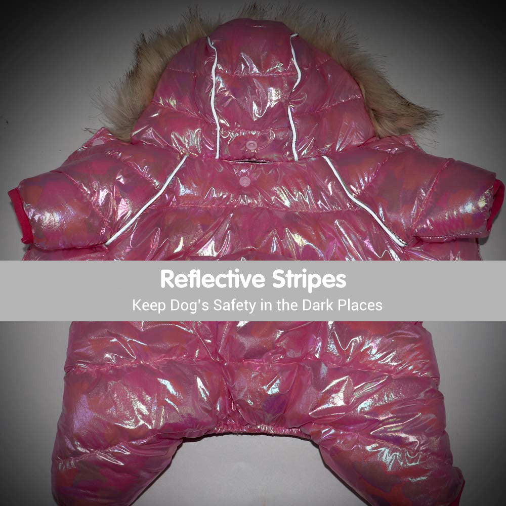 KFX-0983357 Colorful Dog Sweater with Four-Leg Elastic Design and Waterproof Hat