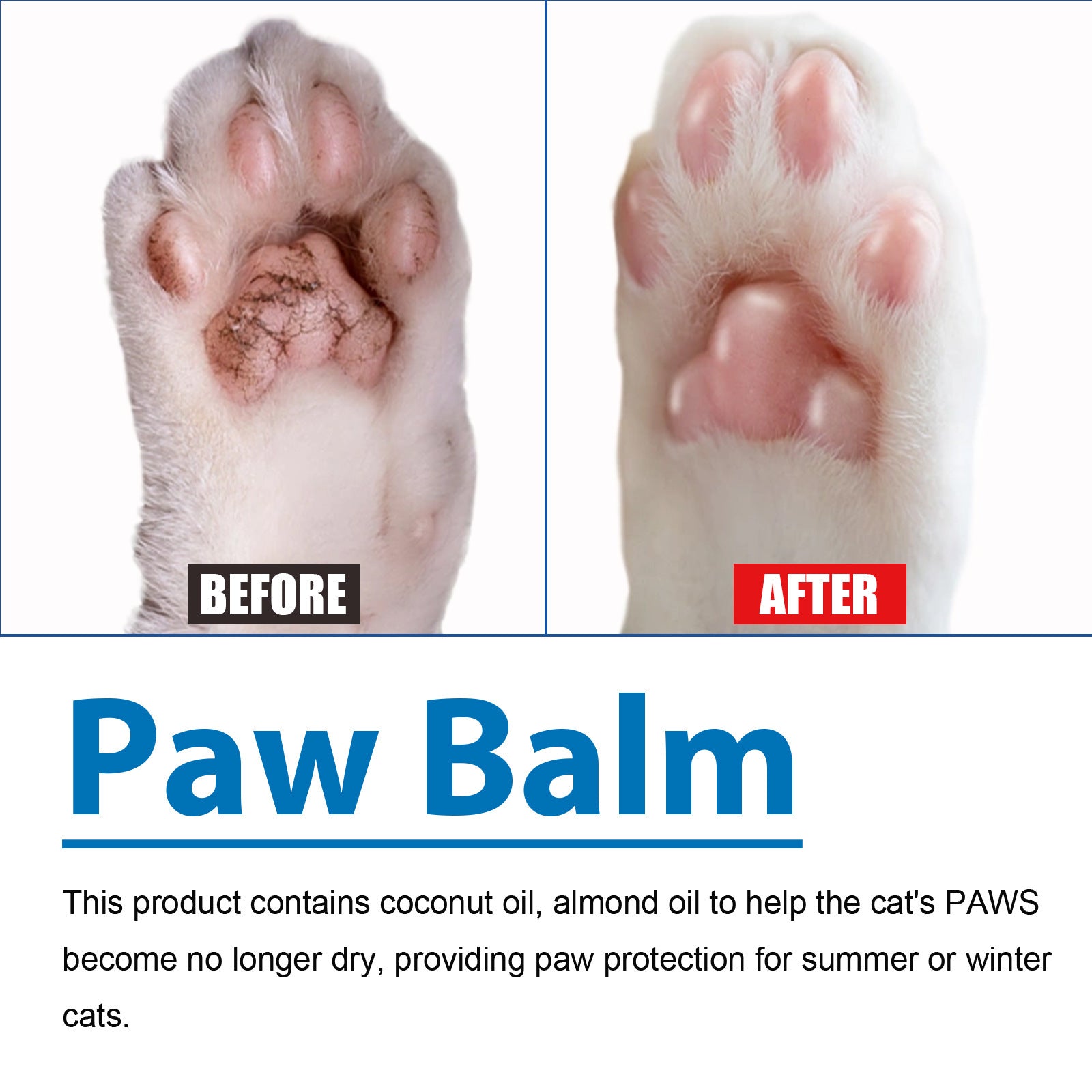 KFX-0985917 Nourishing Moisturizing Stick for Claws with Coconut Oil and Shea Butter, 15g