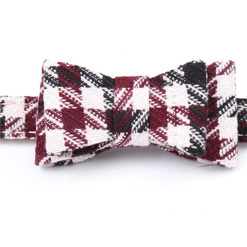 KFX-0986045 Adjustable Pet Dog Bow Collar and Scarf – Multiple Colors Available