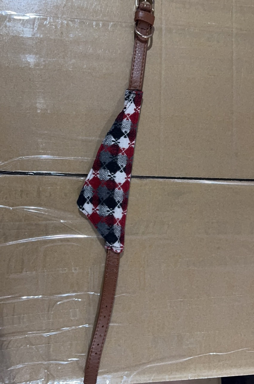 KFX-0986045 Adjustable Pet Dog Bow Collar and Scarf – Multiple Colors Available