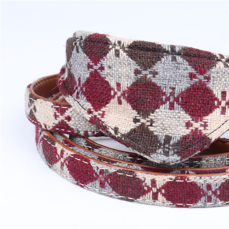 KFX-0986045 Adjustable Pet Dog Bow Collar and Scarf – Multiple Colors Available
