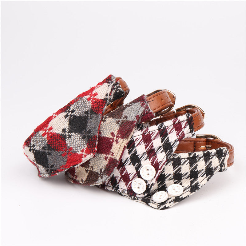 KFX-0986045 Adjustable Pet Dog Bow Collar and Scarf – Multiple Colors Available