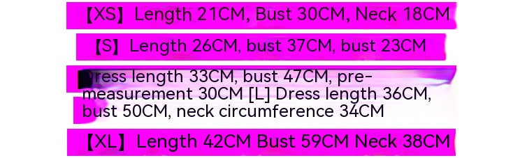 KFX-0988605 Personalized Cotton-Padded Dog Jacket Vest in Various Styles and Sizes