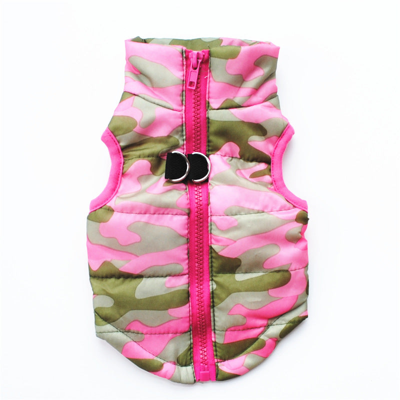 KFX-0988605 Personalized Cotton-Padded Dog Jacket Vest in Various Styles and Sizes