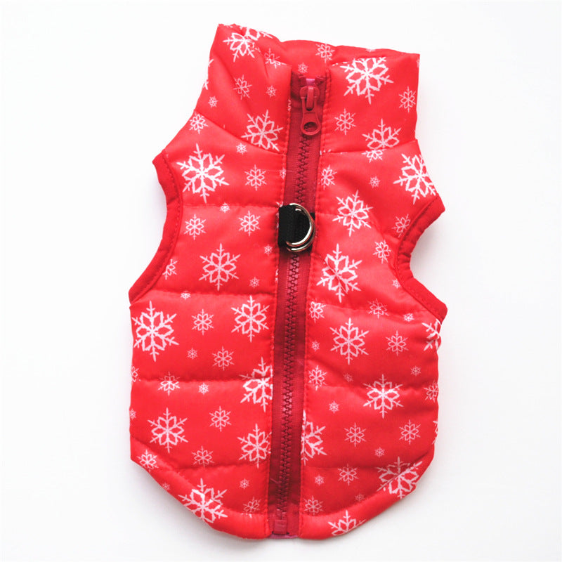 KFX-0988605 Personalized Cotton-Padded Dog Jacket Vest in Various Styles and Sizes