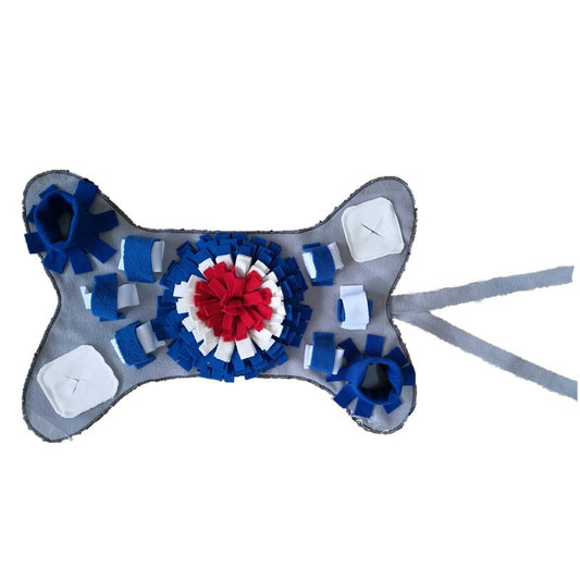 KFX-0988861 Sniffing Mat for Dogs - Plush Chewing Toy in Multiple Color Combinations