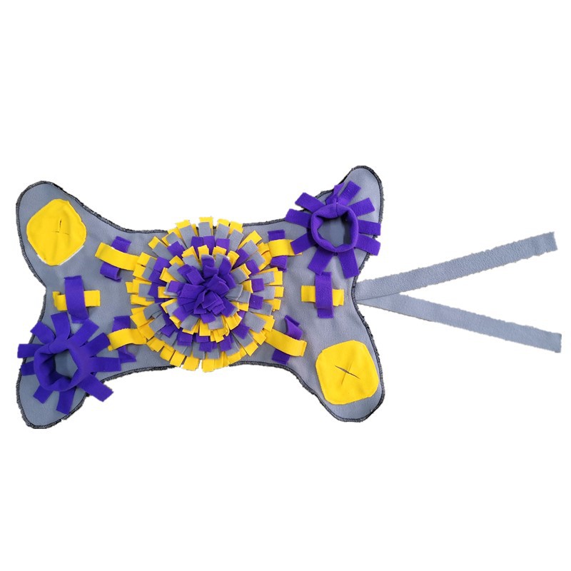 KFX-0988861 Sniffing Mat for Dogs - Plush Chewing Toy in Multiple Color Combinations