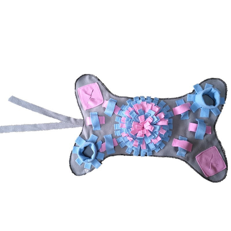 KFX-0988861 Sniffing Mat for Dogs - Plush Chewing Toy in Multiple Color Combinations