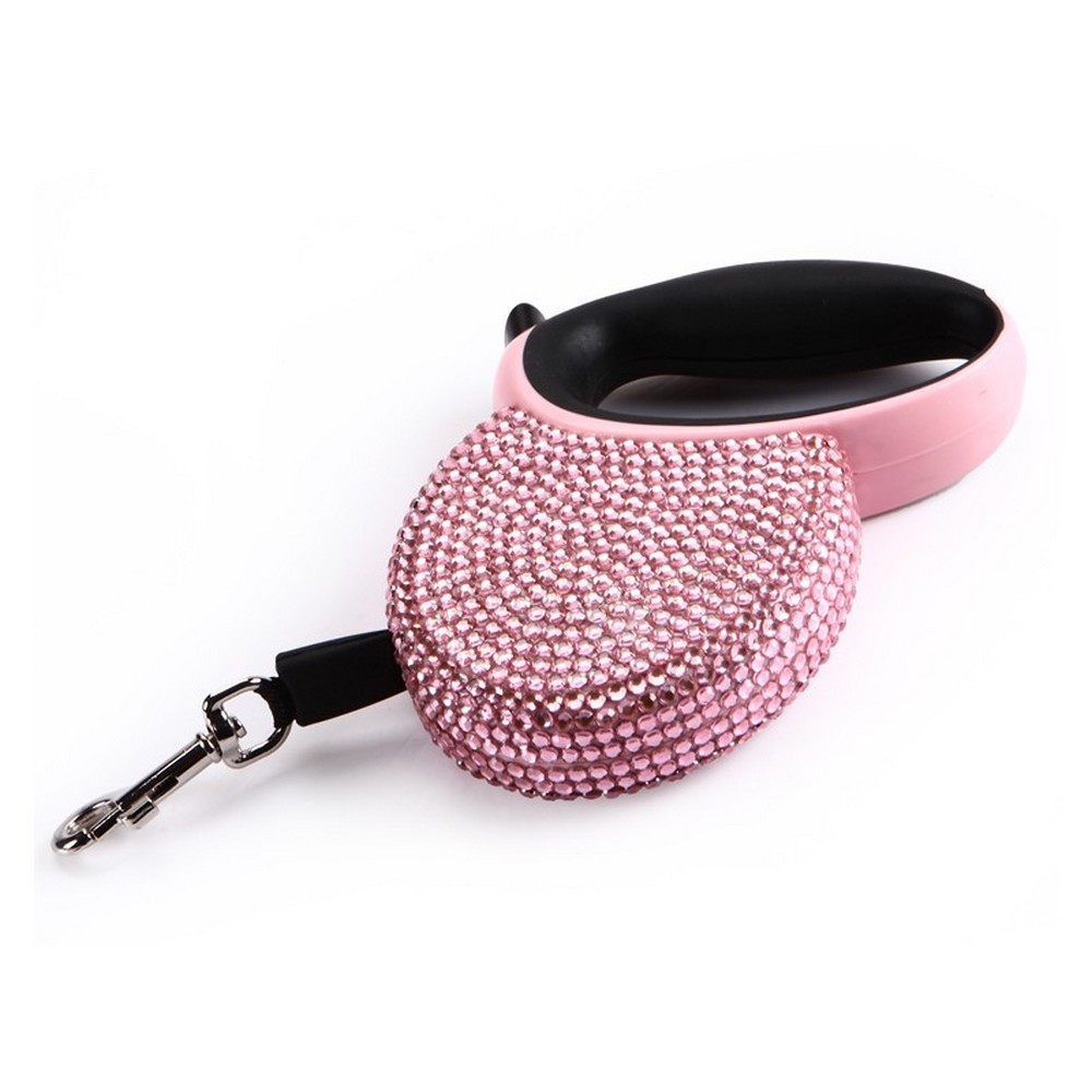 KFX-0993597 Diamond-Studded Telescopic Pet Tractor for Small Dogs Under 15kg
