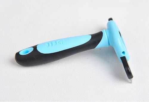KFX-0995389 Pet Hair Removal Comb for Long Straight Hair - Available in Small, Medium, Large Sizes