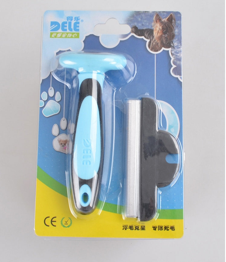 KFX-0995389 Pet Hair Removal Comb for Long Straight Hair - Available in Small, Medium, Large Sizes