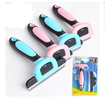 KFX-0995389 Pet Hair Removal Comb for Long Straight Hair - Available in Small, Medium, Large Sizes