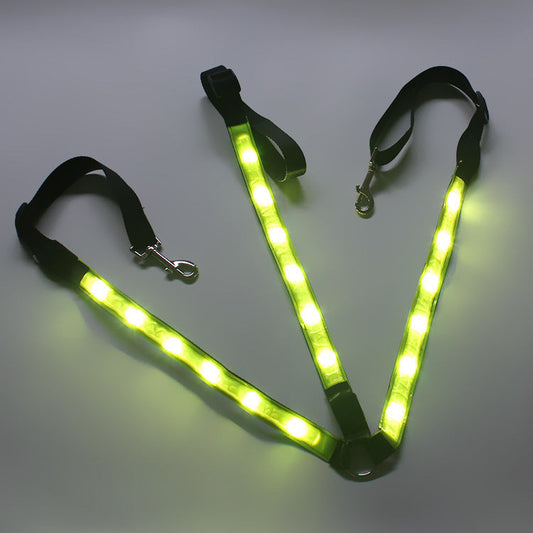 KFX-0998845 Luminous Chest Strap LED Cinch Harness for Horses - Polyester Material, Four Season Use