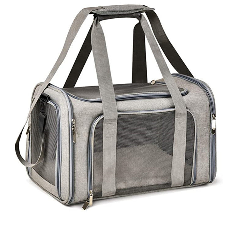 KFX-1001789 One-Shoulder Pet Transport Bag - Easy Carry Oxford Pet Bag for Cats and Dogs
