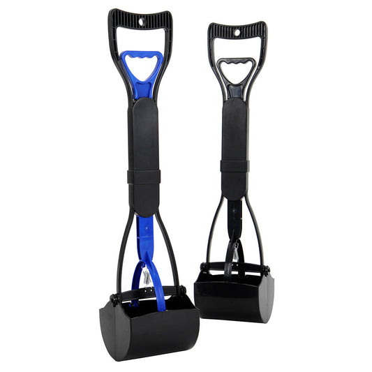 KFX-1003325 Pet Dog Toilet Picker with Clamp - 60cm Length, Sapphire Blue or Black