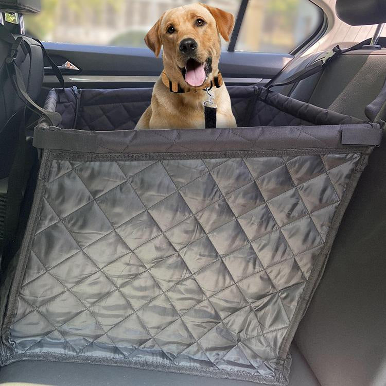 KFX-1004349 Pet Safety Seat Mat for Dogs - Anti-Dirty Car Rear Basket, Cloth Material, 55x45x50cm