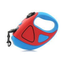 KFX-1005117 Automatic Retractable Dog Leash with LED Light and Anti-Slip Handle, 3m/5m Durable Braid Pet Supply