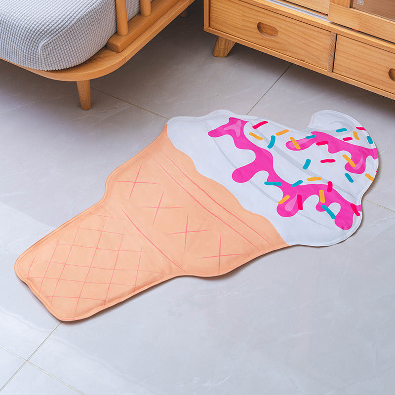 KFX-1007165 Cooling Pet Pad in Ice Cream, Avocado, and Strawberry Colors for Dogs