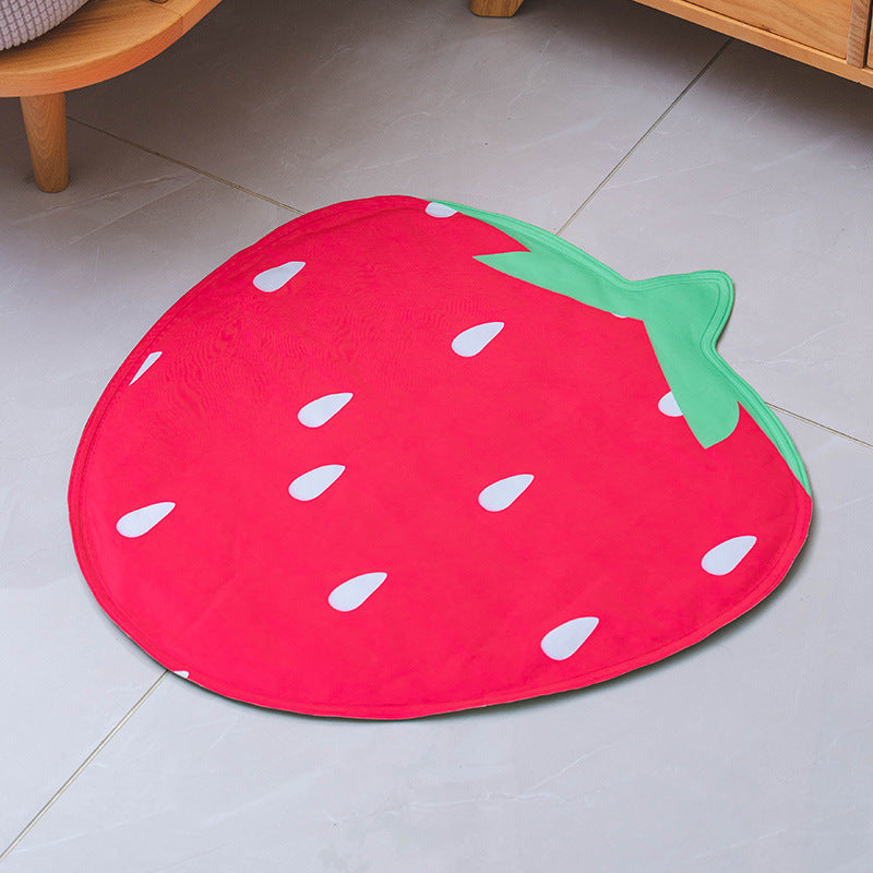 KFX-1007165 Cooling Pet Pad in Ice Cream, Avocado, and Strawberry Colors for Dogs