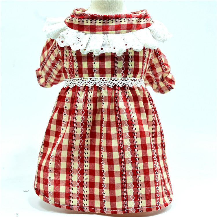 KFX-1007677 Classic Red Pet Shirt for Dogs and Cats - Comfortable Cloth Clothing in Various Sizes