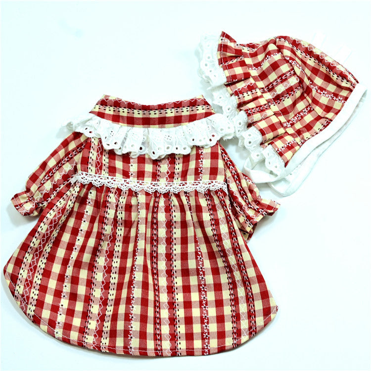KFX-1007677 Classic Red Pet Shirt for Dogs and Cats - Comfortable Cloth Clothing in Various Sizes