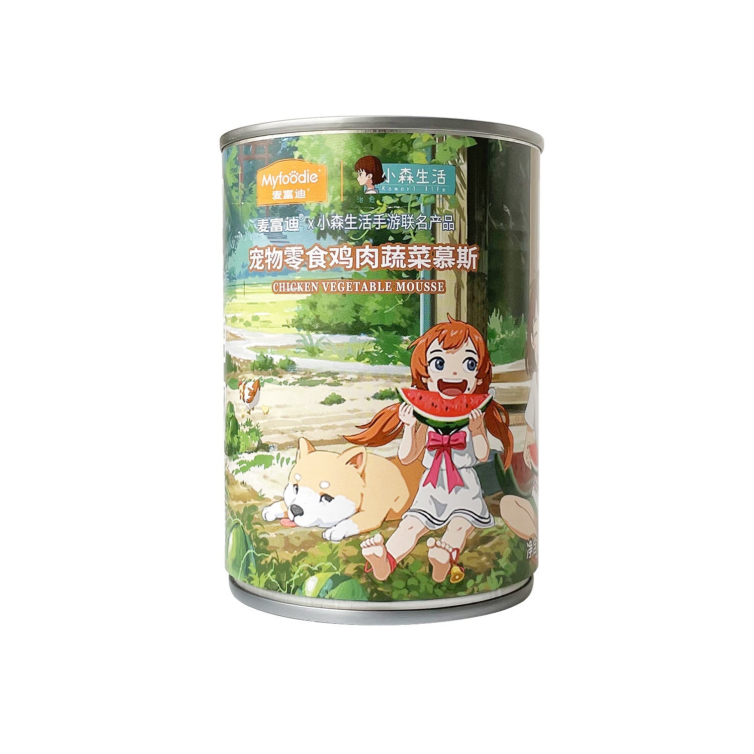 KFX-1011133 Naughty Dog Canned Beef and Chicken Wet Food - 375g Jar with Meaty Varieties and Nutritious Ingredients