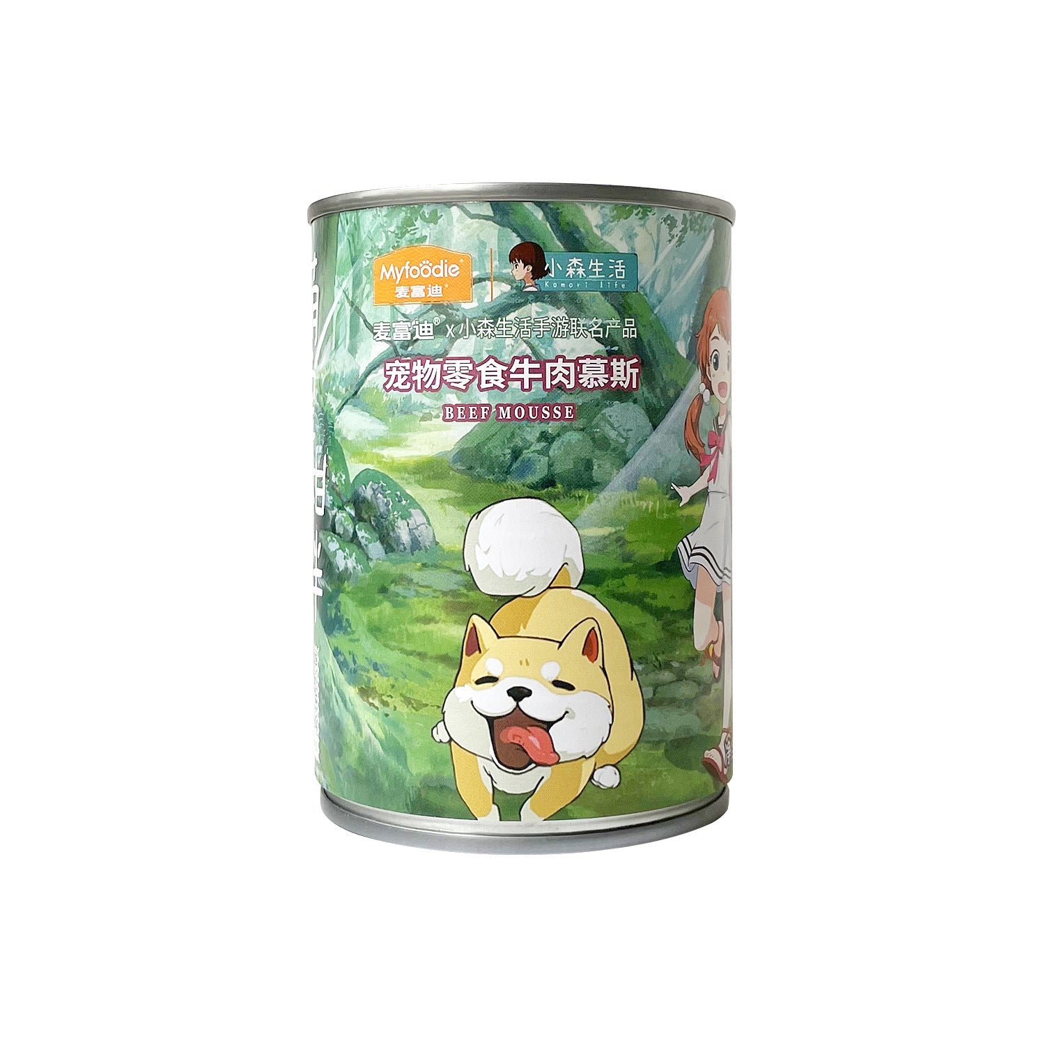 KFX-1011133 Naughty Dog Canned Beef and Chicken Wet Food - 375g Jar with Meaty Varieties and Nutritious Ingredients