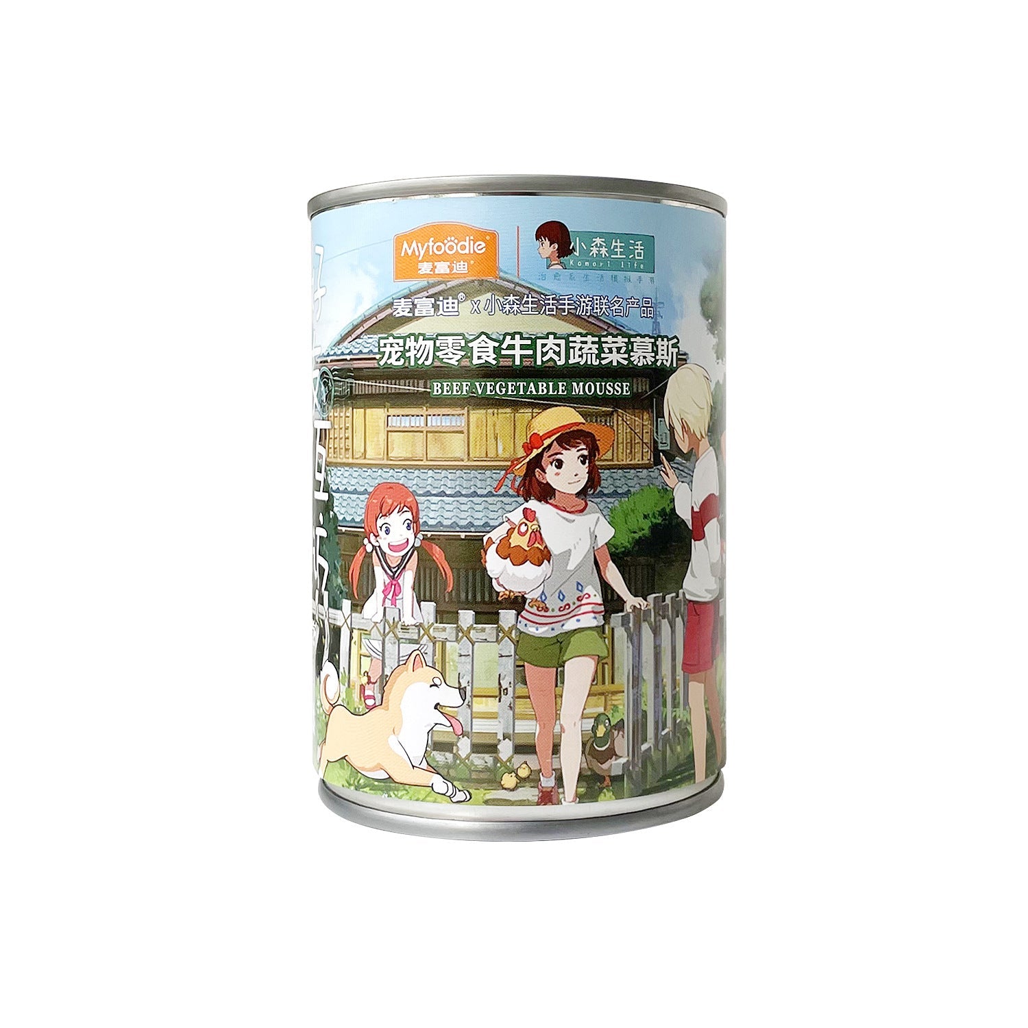 KFX-1011133 Naughty Dog Canned Beef and Chicken Wet Food - 375g Jar with Meaty Varieties and Nutritious Ingredients