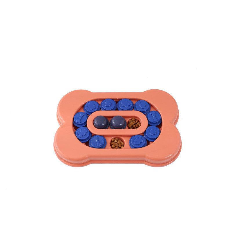 KFX-1011901 Interactive Pet Puzzle Feeding Toy for Dogs - Engaging Educational Activity, Available in Blue, Pink, Green