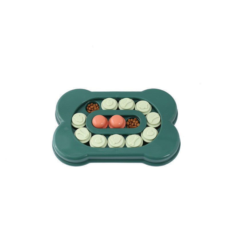 KFX-1011901 Interactive Pet Puzzle Feeding Toy for Dogs - Engaging Educational Activity, Available in Blue, Pink, Green