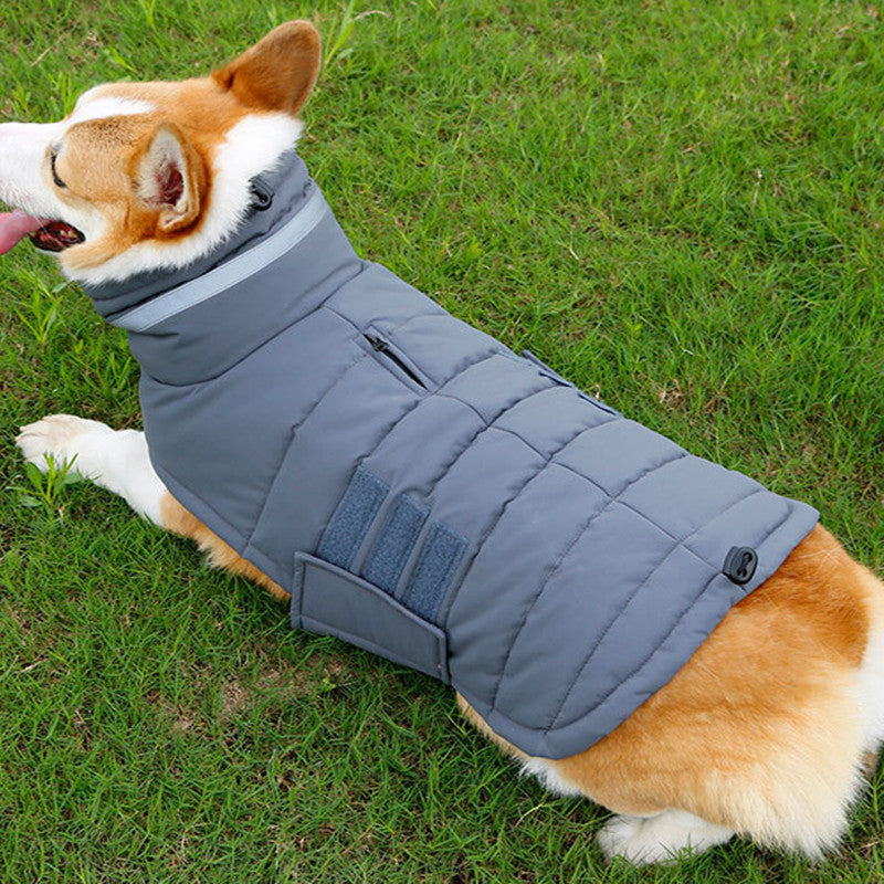 KFX-1015485 Warm Waterproof Dog Coat with Thicken Vest for Medium to Large Dogs