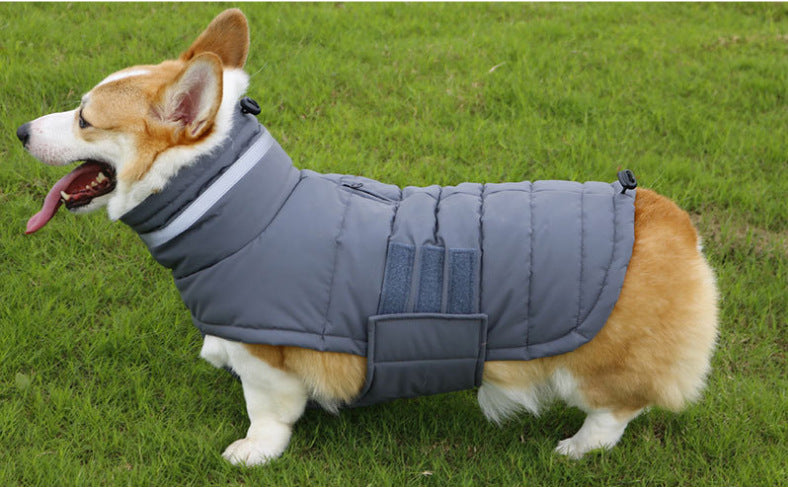 KFX-1015485 Warm Waterproof Dog Coat with Thicken Vest for Medium to Large Dogs