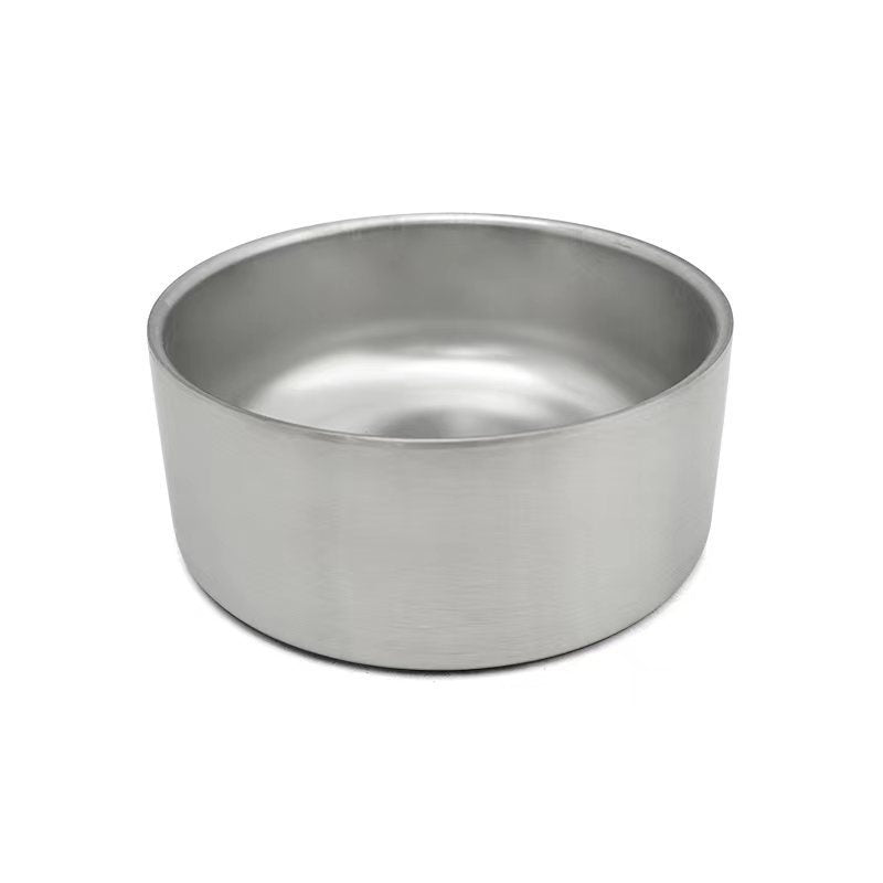 KFX-1017021 Double-Layer 304 Stainless Steel Pet Bowl in Multiple Colors for Cats