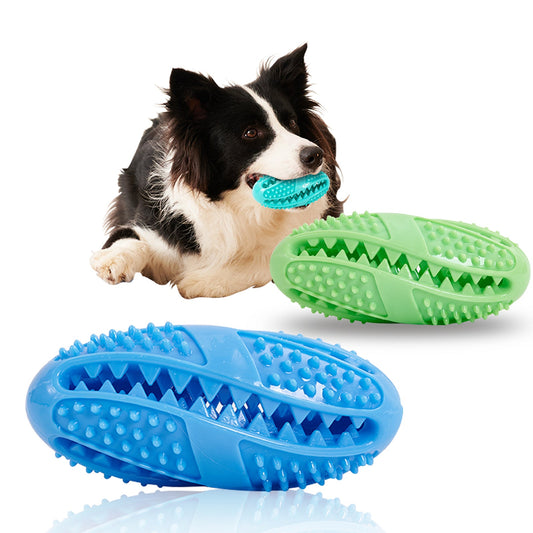 KFX-1018301 Interactive Puzzle Food Dispensing Ball for Dogs - Bite-Resistant Rubber Toy for Dental Health & Boredom Relief