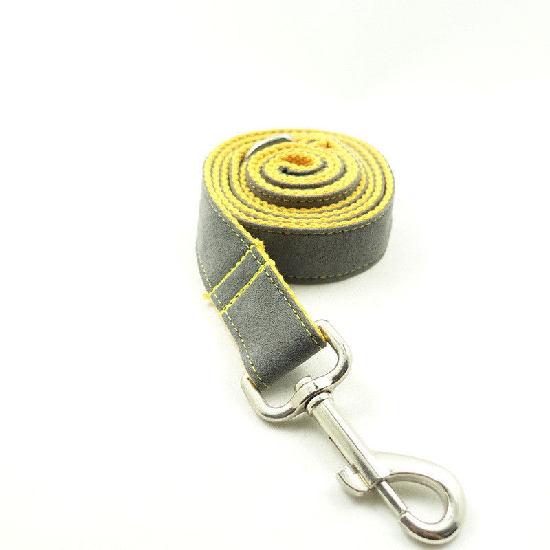 KFX-1020605 Durable Grey Polyester Fiber Dog Leash for Comfortable Control