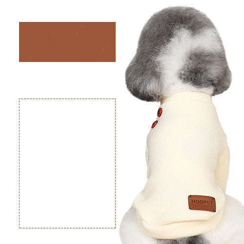 KFX-1021373 Casual Pullover Sweater for Small Dogs and Cats - Two-Legged Design