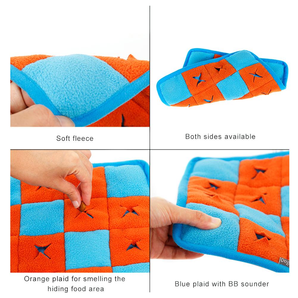 KFX-1021629 Sniffing Training Toy for Dogs with Sound - Fleece & Oxford Cloth Play Mat