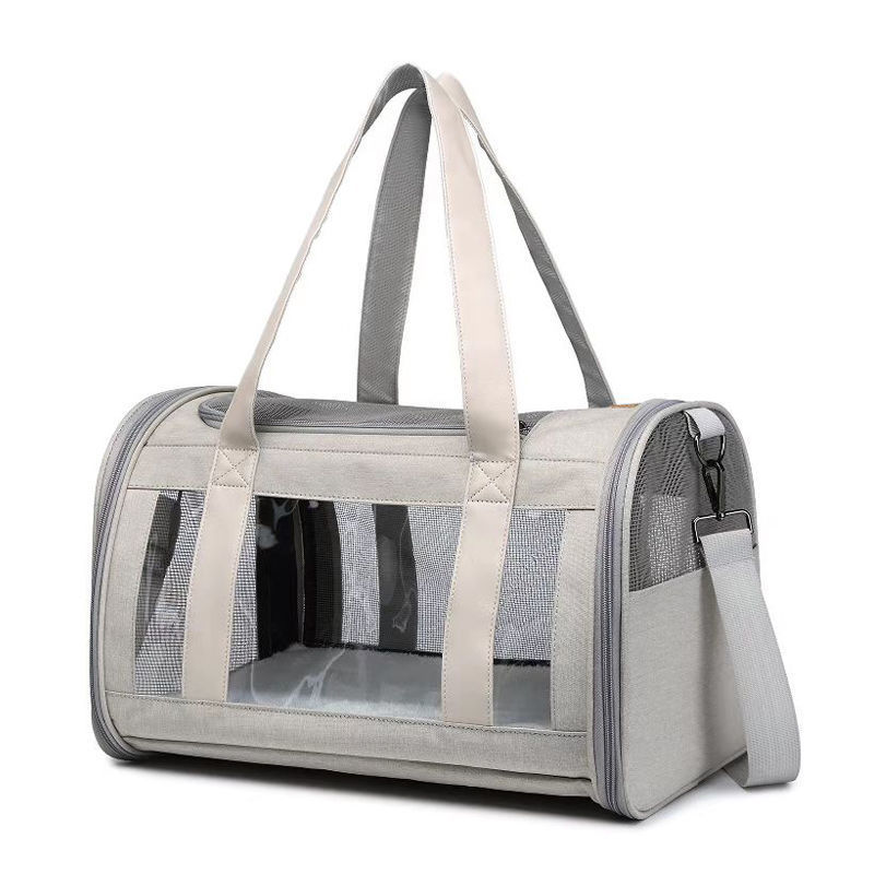 KFX-1023037 Portable Foldable Dog and Cat Backpack with Large Capacity and Optional Blanket or Mat
