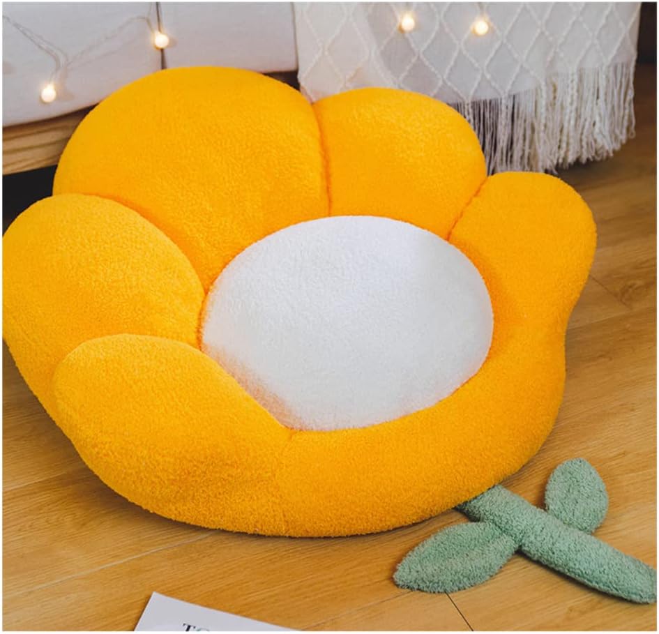 KFX-1024061 Flower-Shaped Soft Cat and Dog Nest Bed, Non-Slip Comfortable Cushion for Small Pets