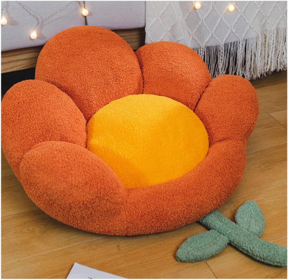 KFX-1024061 Flower-Shaped Soft Cat and Dog Nest Bed, Non-Slip Comfortable Cushion for Small Pets