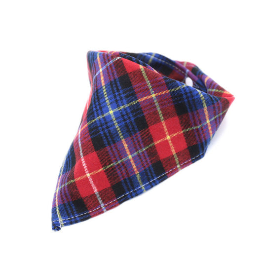 KFX-1024189 Scottish Cotton Triangle Scarf - Soft, Lightweight Fabric