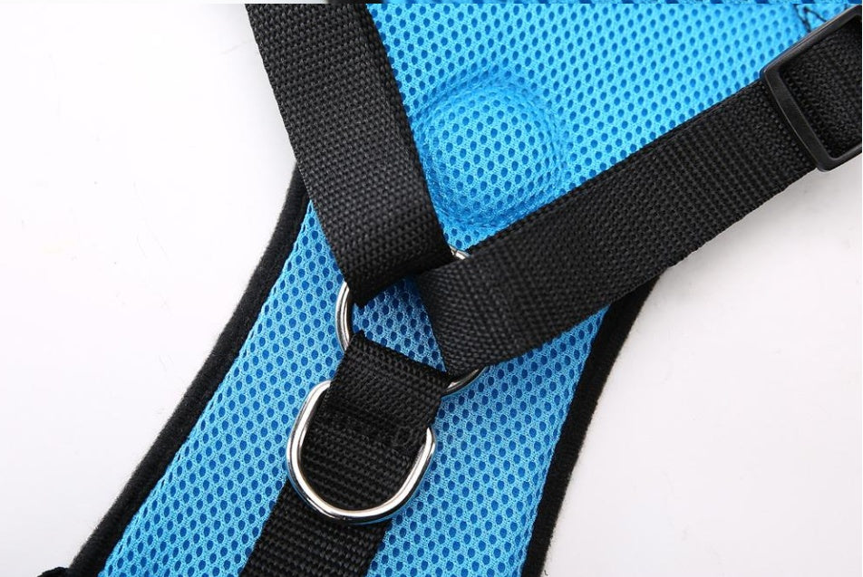KFX-1025853 Breathable Mesh Dog Harness with Adjustable Chest Strap and Durable D-Ring