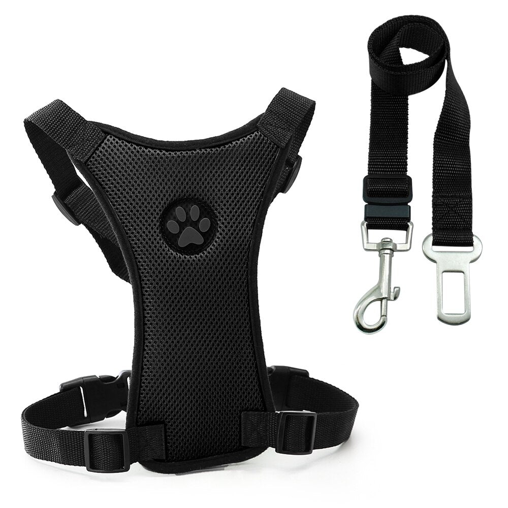 KFX-1025853 Breathable Mesh Dog Harness with Adjustable Chest Strap and Durable D-Ring