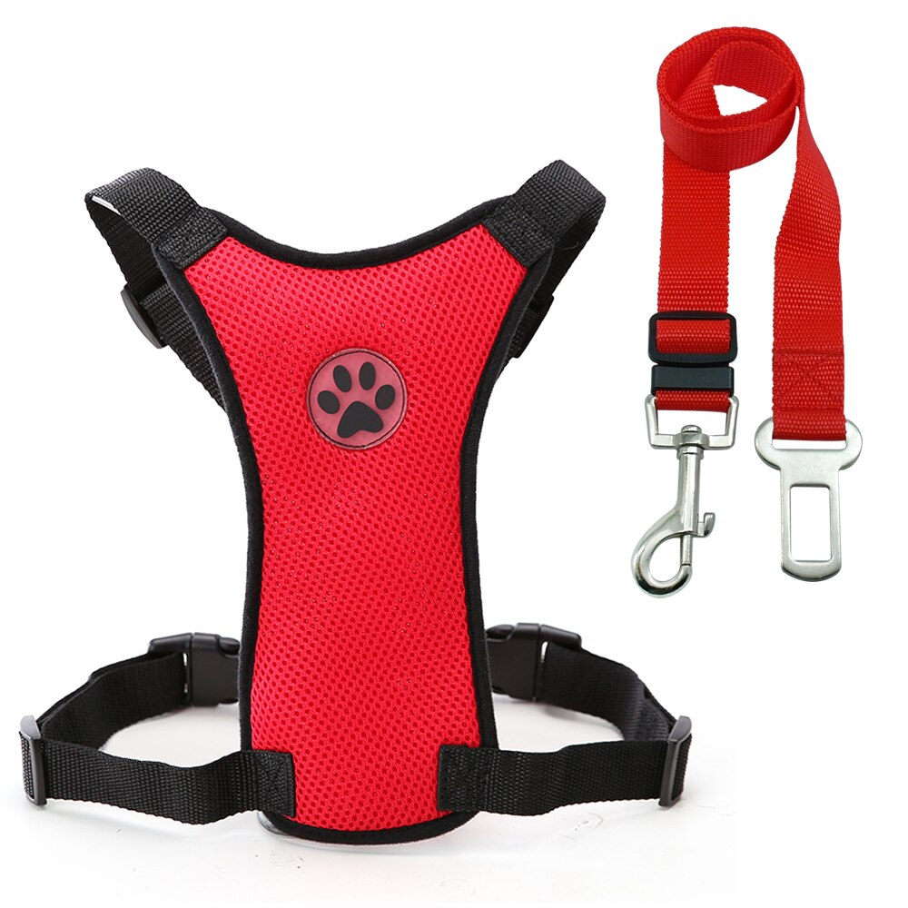 KFX-1025853 Breathable Mesh Dog Harness with Adjustable Chest Strap and Durable D-Ring