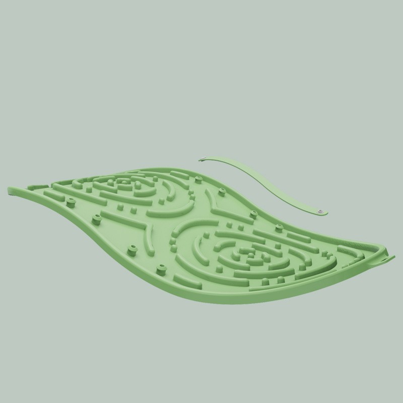 KFX-1033149 Pet Food Leakage Puzzle Toy for Cats and Dogs - Slow Feeding Silicone Mat, 55x32cm