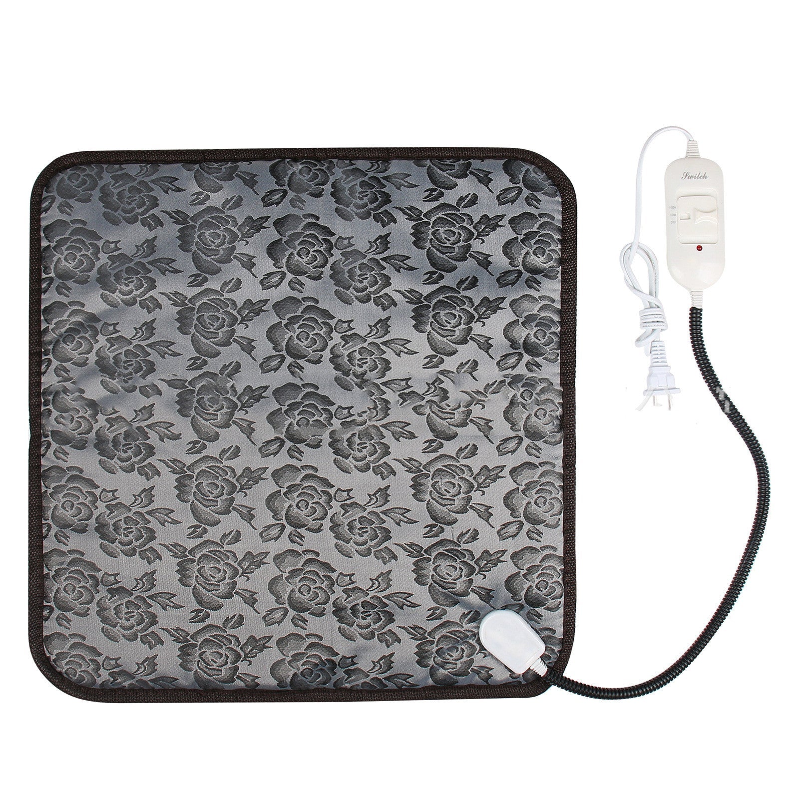KFX-1034173 Electric Pet Heating Blanket 45cm x 45cm Adjustable Dual Temperature for Cats and Dogs